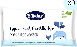Bübchen Aqua Touch 48 Yaprak 9'lu Paket Islak Mendil