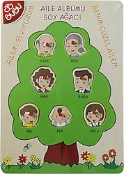 Bubu Ahşap Puzzle Aile Soyağacı