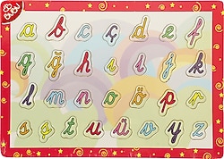 Bubu Ahşap Puzzle El Yazısı Harfleri