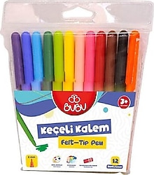 Bubu 12'li Keçeli Kalem