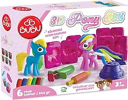 Bubu 3D Pony Oyun Hamuru Seti OH0023
