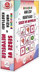 Bubu Akıllı Çocuk Hafıza Kartları Sebze ve Meyveler