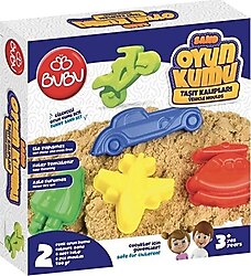 Bubu Oyun Kumu ve Araç Kalıplı Set 500 gr