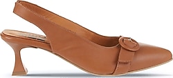 Bueno Shoes 01WA1306 Taba Kadın Topuklu Ayakkabı