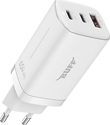 Buff BL65-1U2C 65 W Beyaz Hızlı Şarj Adaptörü