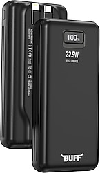 Buff BP18 Siyah 20000 mAh Powerbank