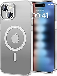 Buff iPhone 15 Taofit Beyaz Kılıf