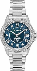 Bulova Marine Star Diamond 96R215 Mavi Kadın Kol Saati