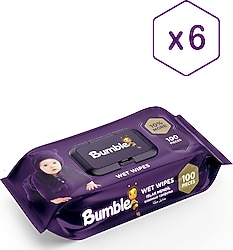 Bumble Baby 100 Yaprak 6'lı Paket Islak Mendil
