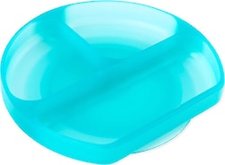 Bumkins Silikon Mavi Jelly Vakumlu Tabak