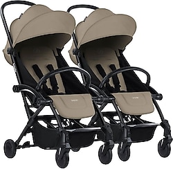 Bumprider Connect 3 Black-Sand İkiz Bebek Arabası