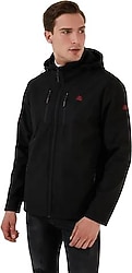Buratti 5855045 Kapüşonlu Erkek Softshell Mont
