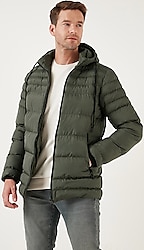 Buratti 649005 Kapüşonlu Erkek Şişme Mont