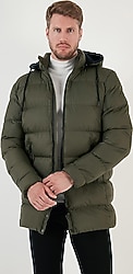 Buratti 649009 Kapüşonlu Erkek Şişme Mont
