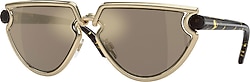 Burberry 3152 11095A Light Gold/Havana-Brown Aynalı Kadın Güneş Gözlüğü
