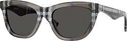 Burberry 4435 414787 Check Lichen-Dark Grey Kadın Güneş Gözlüğü