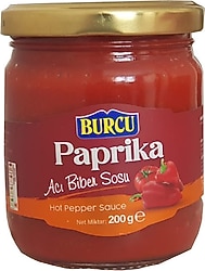 Burcu Paprika Acı Biber Sosu 200 gr