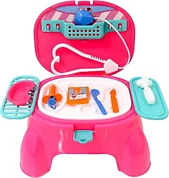 By Toys 573-BP Tabureli Little Hemşire Seti