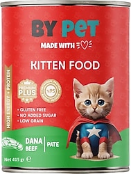 ByPet Dana Etli 400 gr Yavru Konserve Kedi Maması