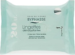 Byphasse Aloe Vera 20'li Makyaj Temizleme Mendili