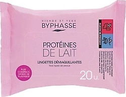 Byphasse Süt Proteinli 20'li Makyaj Temizleme Mendili