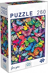CA Games Kelebekler Puzzle 260 Parça CA-6007
