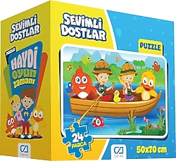 CA Games Sevimli Dostlar Yer Puzzle 24 Parça 5120