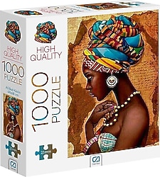 CA Games 7041 Afrikalı Kadın Puzzle 1000 Parça