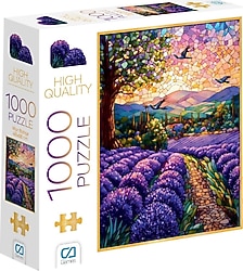 CA Games CA.7053 Mor Bahçe 1000 Parça Puzzle