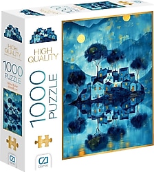 CA Games CA.7055 Mavi Evler 1000 Parça Puzzle