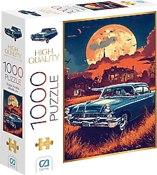 CA Games CA.7056 Klasik Araba 1000 Parça Puzzle