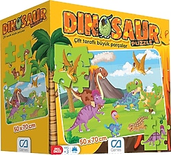 CA Games Dinozorlar Yer Puzzle 24 Parça 5139