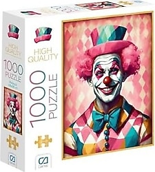 CA Games CA.7052 Pembe Palyaço 1000 Parça Puzzle