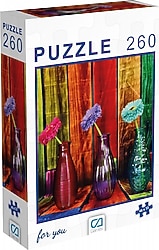 CA Games Çiçekler Puzzle 260 Parça CA-6006