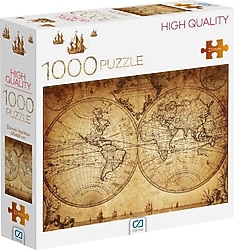 CA Games Dünya Haritası 1000 Parça Puzzle 7037
