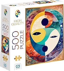 CA Games Gizemli Yüz 500 Parça Puzzle 7517