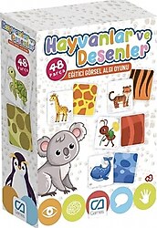 CA Games CA5155 Hayvanlar ve Desenler Eğitici Görsel Algı Oyunu