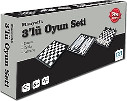 CA Games 10002 Manyetik 3'lü Oyun Seti