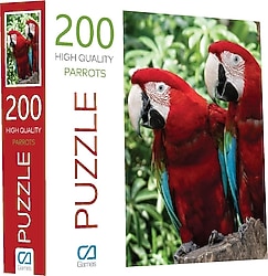 CA Games Papağan 200 Parça Puzzle 6023