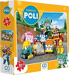 CA Games Robocar Poli 60 Parça Puzzle 5326