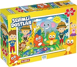 CA Games Sevimli Dostlar 200 Parça Puzzle 6031