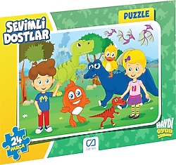 CA Games Sevimli Dostlar Frame Puzzle 24 Parça 5121