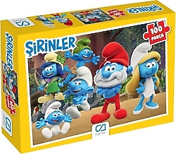 CA Games Şirinler 100 Parça Puzzle