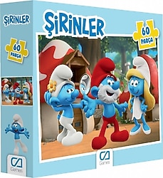CA Games Şirinler 60 Parça Puzzle