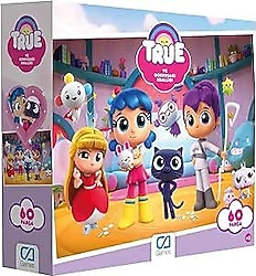 CA Games True ve Gökkuşağı Krallığı 60 Parça Puzzle 5198