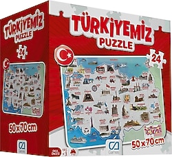 CA Games Türkiyemiz 24 Parça Yer Puzzle 5079