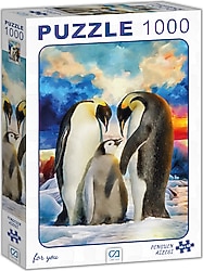 CA Games Penguen Ailesi Puzzle 1000 Parça