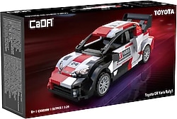 Cada Toyota GR Yaris Rally 1 C55039W 1:24 317 Parça Blok Oyuncak