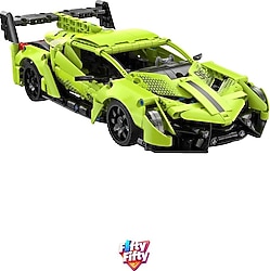 Cada Uzaktan Kumandalı Phantom Ghost Sports Car C51309W 416 Parça Blok Oyuncak