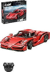 Cada Uzaktan Kumandalı Red Blade Sport Car C51304W 405 Parça Blok Oyuncak